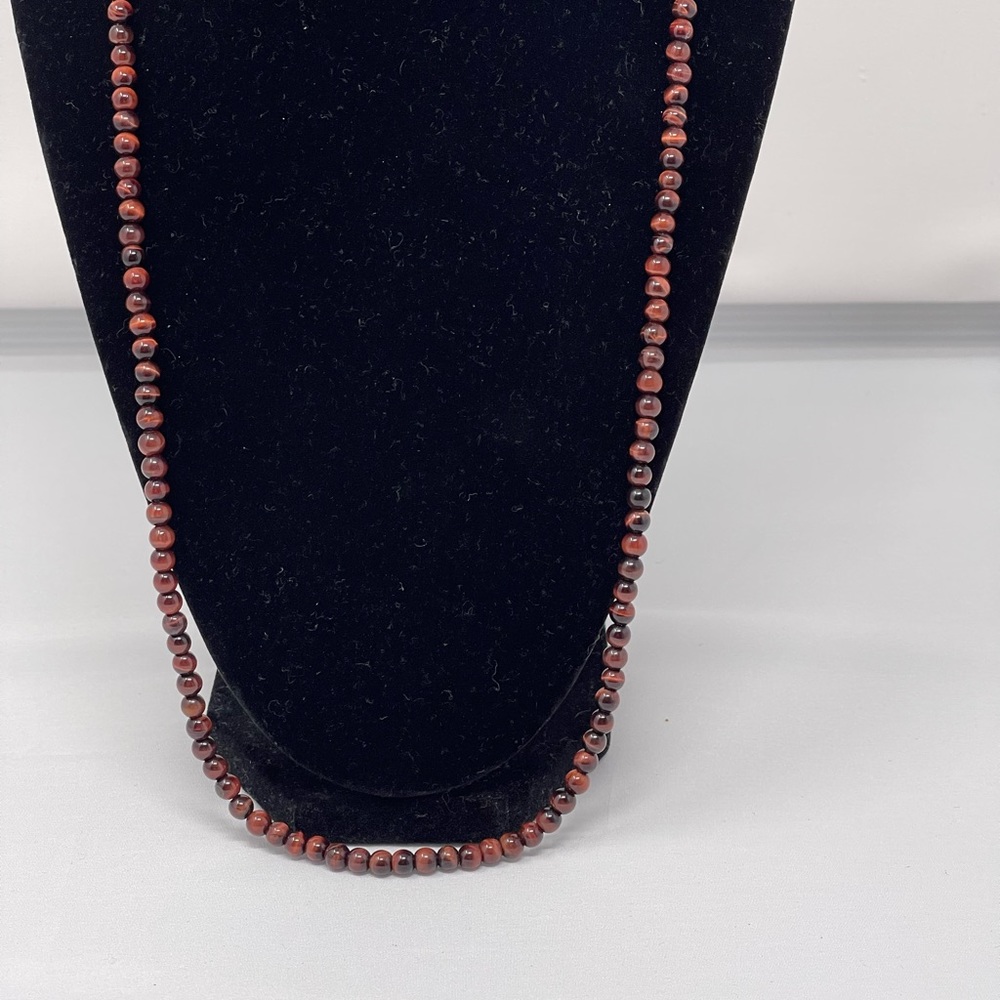 Authentic David Yurman Tiger’s Eye beaded necklace